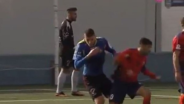 Futbol maçında nakavt