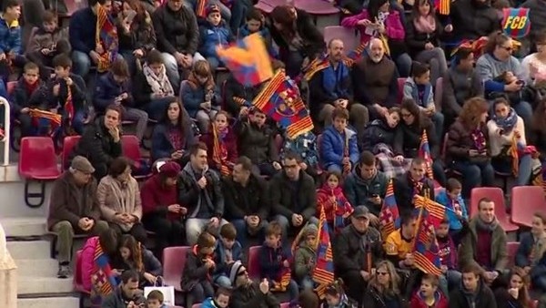 Barcelona'ya inanılmaz taraftar desteği