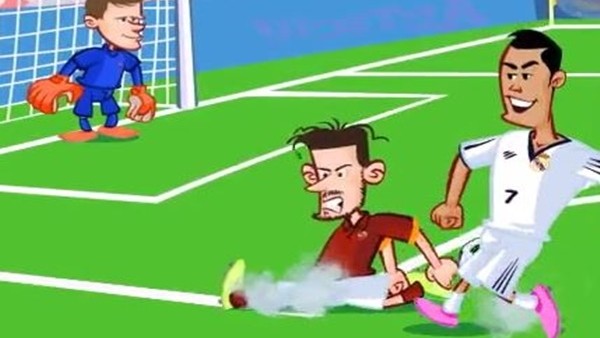 Roma - Real Madrid Maçının Animasyonu