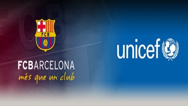 Barcelona'dan Unıcef'e Destek