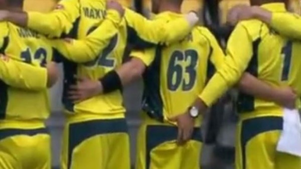 Milli marş sırasında taciz