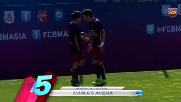 Barça'lı gençlerden çılgın goller