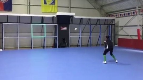 Altınordu Kalecisi Sıkı Çalışıyor