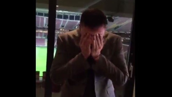 Burak Yılmaz'ın gözyaşları