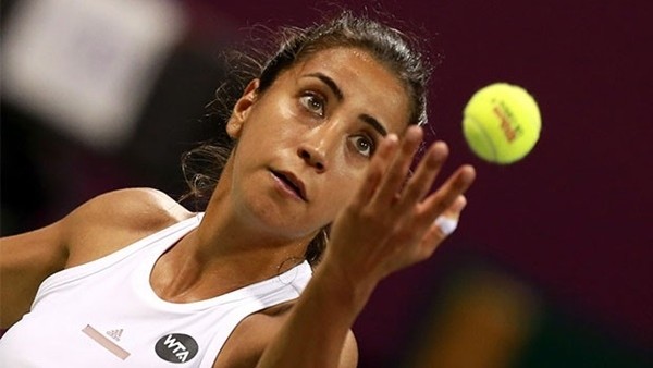 Çağla Büyükakçay'ın maçında şoke eden olay