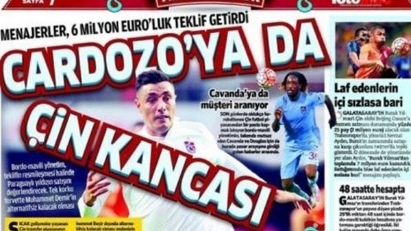 Gazetelerde günün manşetleri (7 Şubat 2016)