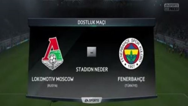 Lokomotiv - Fenerbahçe maçını FIFA'da oynadılar