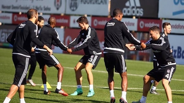 Beşiktaş'tan keyifli antrenman