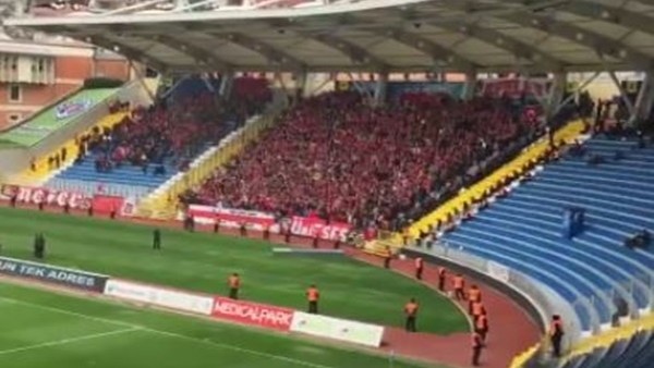 Eskişehir Taraftarı Deplasman Dinlemedi