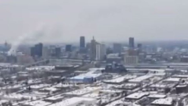 Kar canavarı şehre indi