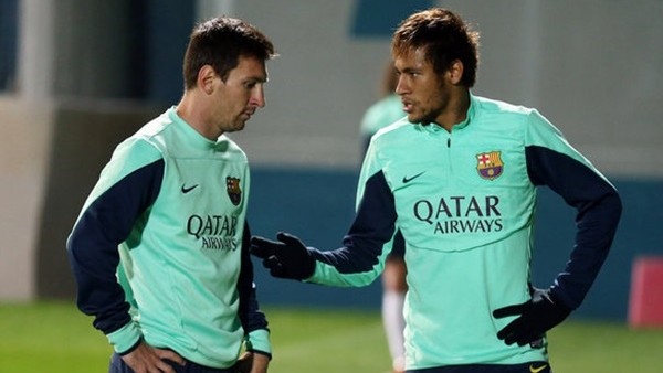 Messi ve Neymar'dan futbol resitali