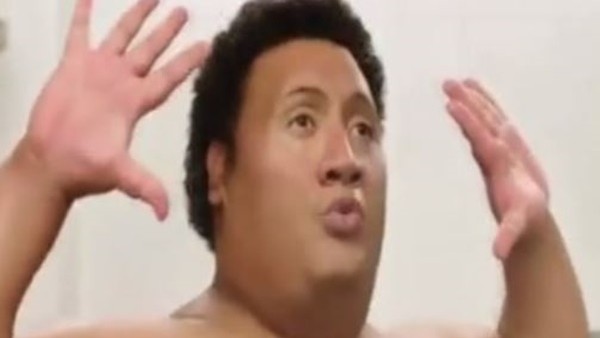 The Rock'ı hiç böyle görmediniz...