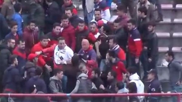 Kömürspor - Yeşil Bursa maçından sonra olaylar çıktı