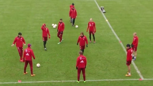 Klasik Bayern Münih antrenmanı!