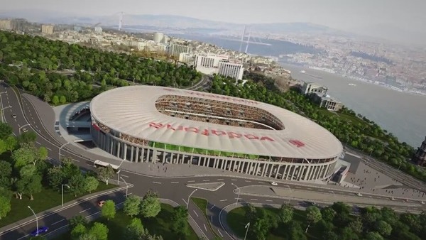 Vodafone Arena drone gece çekimi