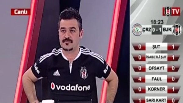 Tolga Zengin'in Kurtardığı Penaltıda BJK TV Spikeri