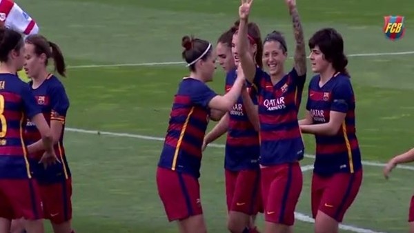Barcelona kadın futbol takımı dört dörtlük!