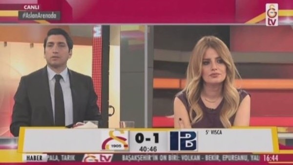 Başakşehir'in 2.golünde GSTV Spikeri