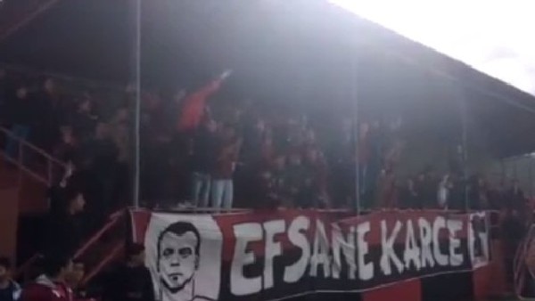 Gaziantepsporlu taraftarların Karcemarskas kampanyası