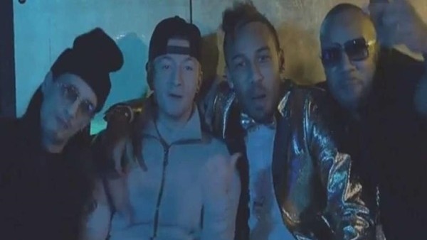 Marco Reus ve Aubameyang rap yıldızı oldu