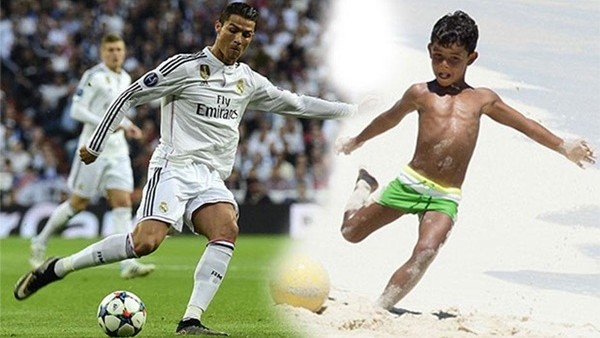 CR7 bu defa oğluyla kapıştı!