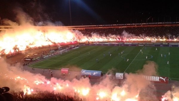 Kızılyıldız taraftarından çılgınca kutlama!