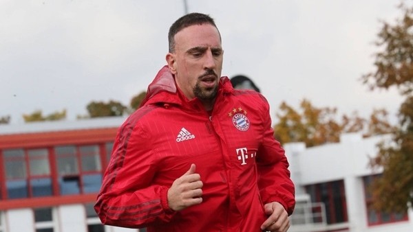 Ribery Antrenmanda Döktürdü