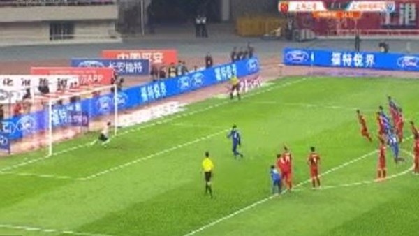 Demba Ba'nın Shanghai Sıpg Maçında Kaçırdığı Penaltı - İzle (11 Mart Cuma 2016)