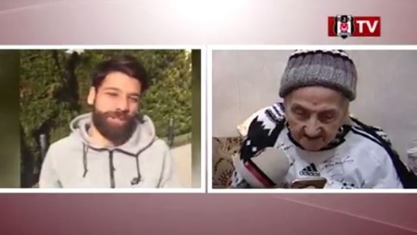  Olcay Şahan, Meryem Nine'ye imzalı formasını hediye etti