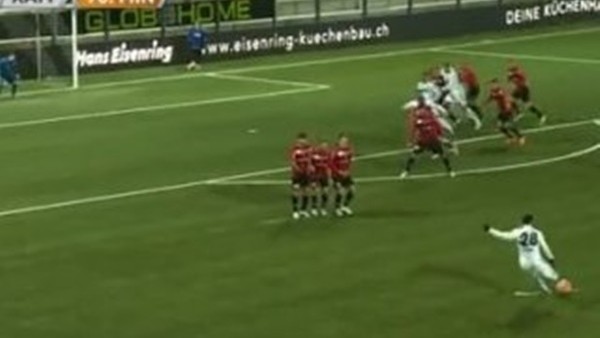 Erhan Yılmaz'dan enfes frikik golü