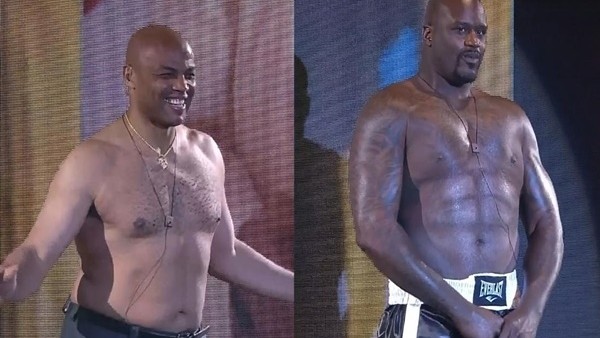 Shaq ve Barkley güreşirse!