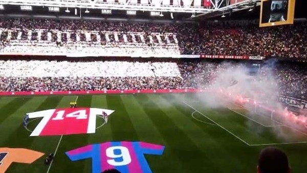 Ajax efsanesi Johan Cruyff'u böyle andı 