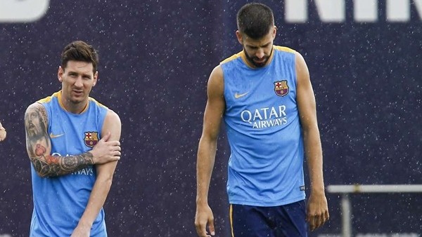 Messi Pique'yi küçük düşürdü