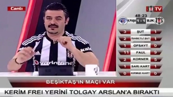 Scarione'nin Golünde BJKTV spikeri