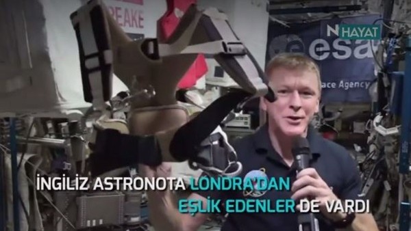 Uzayda maraton koştu!