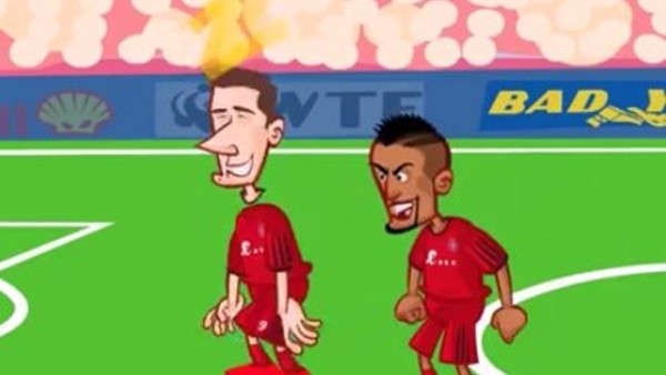 Bayern Münih - Schalke maçı animasyon film oldu