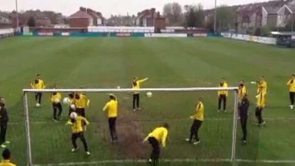 Borussia Dortmund'dan İlginç Antrenman