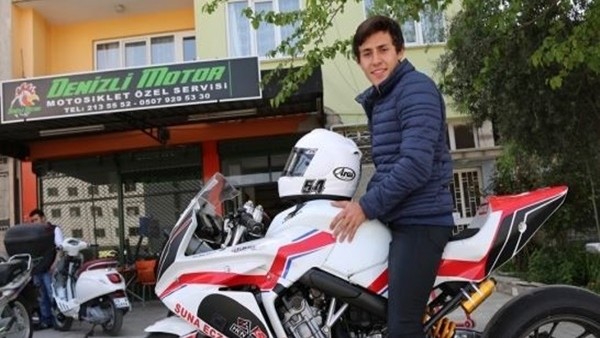 Genç Motosikletçinin Şampiyonluk Hedefi