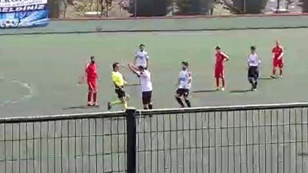 Amatör Ligde ikinci Salih Dursun olayı