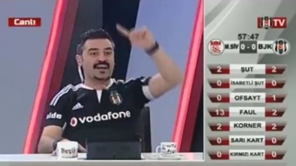 Mario Gomez'in golü BJK TV spikerini coşturdu