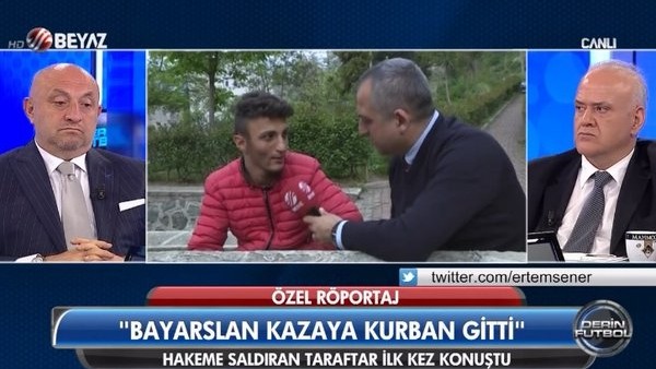 Hakeme saldıran taraftardan OLAY sözler