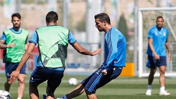 Ronaldo'nun antrenmanda attığı harika aşırtma golü