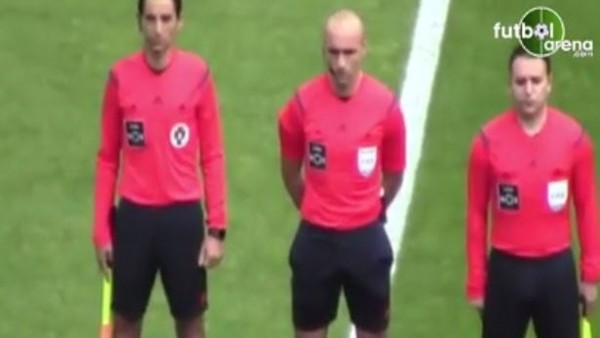 Portekizli hakem Paulo Paraty'den anlamlı hareket