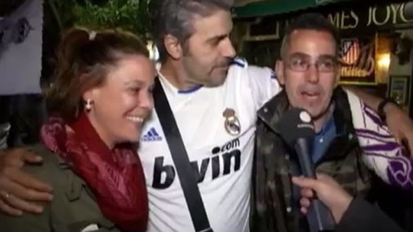 Real Madrid taraftarları 11'inci kez kupa sevinci yaşıyor