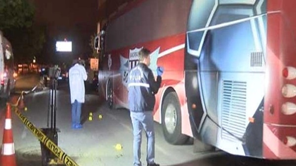 Bandırmaspor takım otobüsüne silahlı saldırı