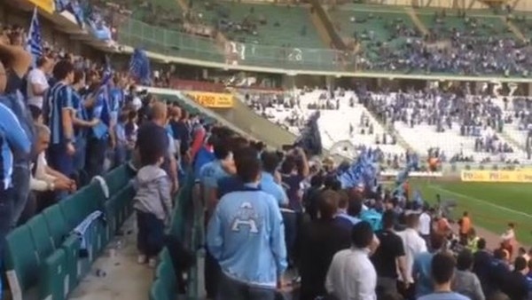 Torku Arena stadında Adana Demirspor taraftarları yerlerini aldı