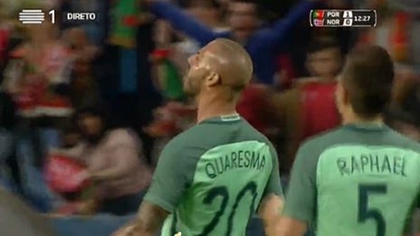 Quaresma'nın Norveç'e attığı enfes gol