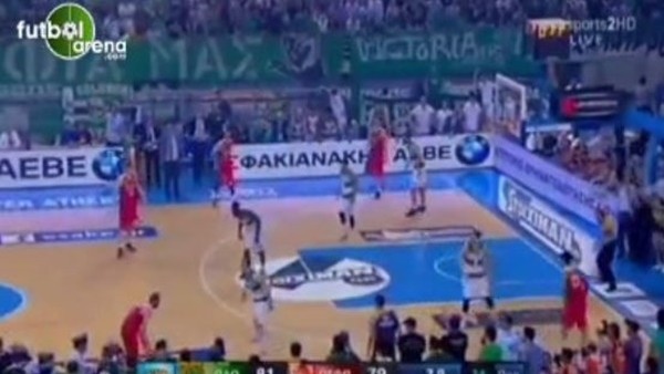 Olympiakos'a şampiyonluğu getiren son saniye basketi