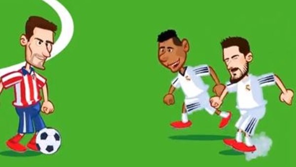 Real Madrid'in Şampiyonlar Ligi zaferi animasyon oldu