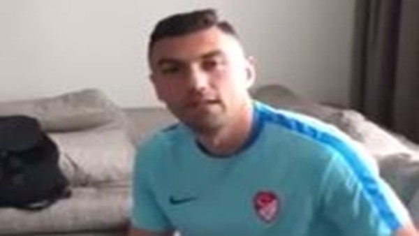 Burak Yılmaz'dan anlamlı destek
